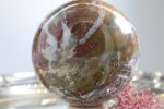 Ozean Jaspis Edelsteinkugel, Hochglänzend poliert, 82 mm