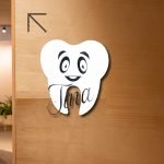 Personalisiertes Namensschild - Zahn -