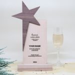 Stern Trophäe personalisiert