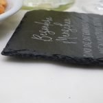 Premium slate coaster engraved, saying motif - Image 4