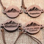 Bracelet personnalisé Zugspitze en bois, Gatterl – Image 4