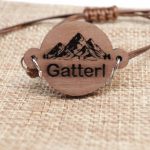 Bracelet personnalisé Zugspitze en bois, Gatterl – Image 9