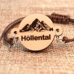 Bracelet personnalisé Zugspitze en bois, Höllental – Image 7