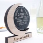 Modern trophy with slate plaque - can be personalized - Image 3