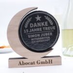 Modern trophy with slate plaque - can be personalized - Image 5