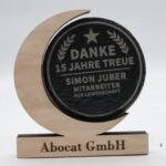 Modern trophy with slate plaque - can be personalized - Image 6