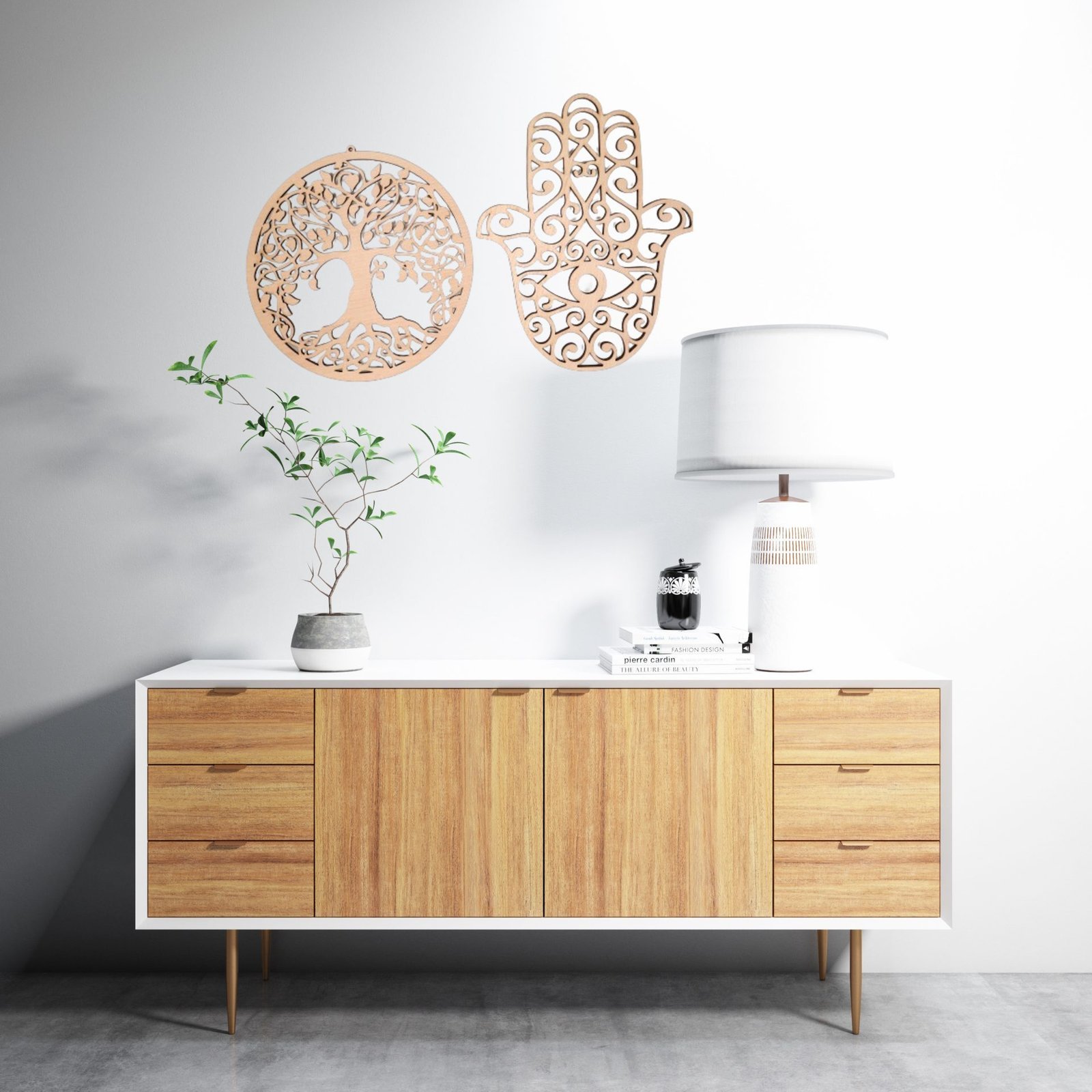 1731-2-1.jpg Lebensbaum und Hamsa Hand – Bild 1