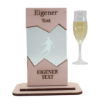 Moderne edle Sport Trophäe, eigener Text Logo, Nussbaum und Acryl - Personalisierte Gravur - Pokal - Auszeichnung - Elegante Ehrungen – Bild 2