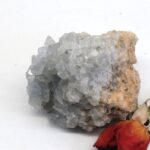 Celesite Cluster Rohstein Geode, Rohstein, Mineralien Kristall