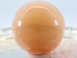 Große Orangen Calcit Edelsteinkugel, 62 mm – Bild 9