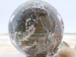 Große Ozean Jaspis Edelsteinkugel mit wunderschöner Struktur und Farbspiel – Bild 10