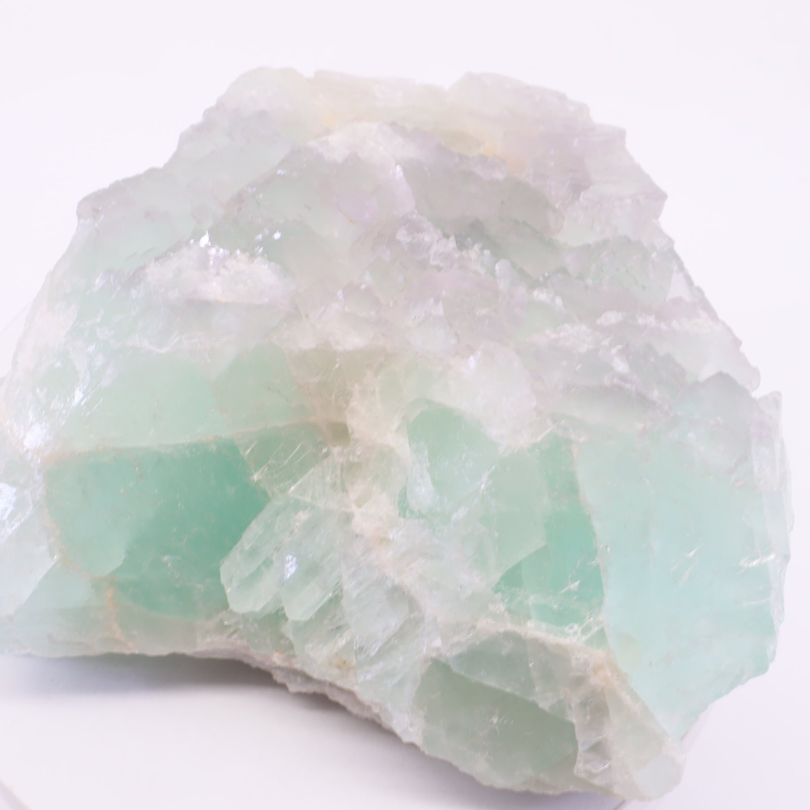 IMG-1-47.jpg Mint Fluorit Rohstein, Mineralien Cluster, Kristall Stufe, unbehandelter Brocken, zur Schmuckherstellung, Edelstein schleifen und Sammeln – Bild 1