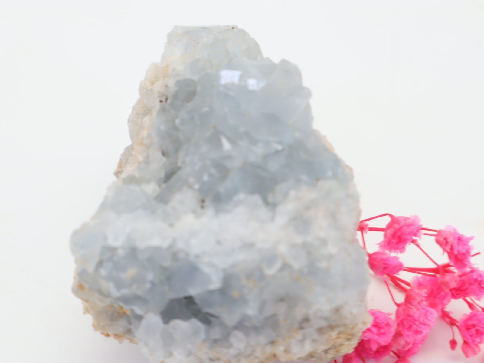 Celesite Cluster Rohstein Geode