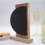 Moderner Award Acrylglas mit Eichenholz – personalisierbar & hochwertig – Bild 3