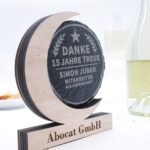 Moderne Trophäe mit Schiefertafel – personalisierbar – Bild 3