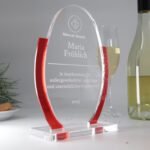 Personalisierbare Acrylglas Trophäe in moderner Form – Bild 3