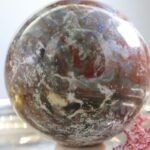 Ozean Jaspis Edelsteinkugel, Hochglänzend poliert, 82 mm