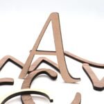 HOLZ BUCHSTABEN AHORN / NUSSBAUM, natürliche Holzbuchstaben, Personalisierter Schriftzug – Bild 6