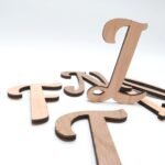 HOLZ BUCHSTABEN AHORN / NUSSBAUM, natürliche Holzbuchstaben, Personalisierter Schriftzug – Bild 6