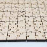 Holzpuzzle, unbehandeltes blanko Puzzle zum selbst bemalen, rohe Puzzle Teile, kreativ gestalten, pädagogisch wertvoll, 100 Teile ab 3+ Plus – Bild 8