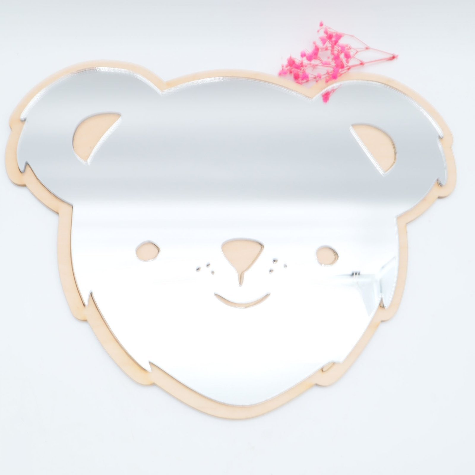 IMG_6575-1.jpg Spiegel für Kinderzimmer schmunzelndes Bärengesicht – Bild 1