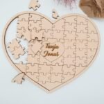 Herz Holzpuzzle, personalisiert, Freundschaft und Liebe – Bild 6