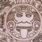 Azteken Kalender aus Ahorn Holz – Bild 3