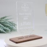 Moderne edle Trophäe, eigener Text oder Logo – Bild 2