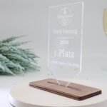 Moderne edle Trophäe, eigener Text oder Logo – Bild 4