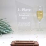 Moderne edle Trophäe Award, eigener Text oder Logo - Auszeichnung