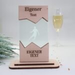 Moderne edle Sport Trophäe, eigener Text Logo, Nussbaum und Acryl - Personalisierte Gravur - Pokal - Auszeichnung - Elegante Ehrungen – Bild 7