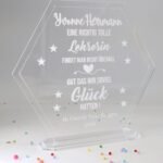 Moderne edle Trophäe Award, eigener Text oder Logo - Personalisierter Pokal - Auszeichnung – Bild 5