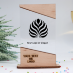 Personalisierte Moderne edle Trophäe, eigener Text oder Logo