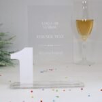 Moderne edle Sport Trophäe, eigener Text Logo, Acryl - Personalisierte Gravur - Pokal - Auszeichnung - Elegante Ehrungen – Bild 2