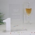 Moderne edle Sport Trophäe, eigener Text Logo, Acryl - Personalisierte Gravur - Pokal - Auszeichnung - Elegante Ehrungen – Bild 3