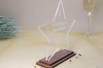 Award personalisiert edle Trophäe Award Stern Acrylglas 5 mm - eigener Text Pokal – Bild 4