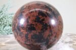 Mahagoni Obsidian Edelsteinkugel - hohe Qualität 84 mm Hochglanz – Bild 8