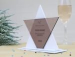 Acrylglas Trophäe Award mit Stern, personalisierter eigener Text oder Logo – Bild 4