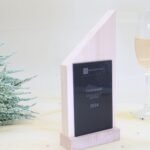 Award und Moderne personalisierte Holz Jubiläums Trophäe