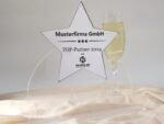 Award personalisiert edle Trophäe, Acrylglas Stern 3 mm – Bild 2