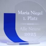 Moderner Award, Trophäe, aus Acrylglas