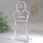 Hochwertige Auszeichnung, Personalisierter Kristall Acrylglas Pokal und Trophäe – Bild 6