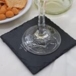 Lustiger Schieferuntersetzer graviert, Spruch Motiv – Bild 2