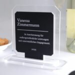 Elegante personalisierbarer Award aus Kristall Acrylglas, Auszeichnung Pokal – Bild 3