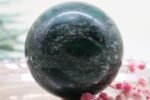 Grüne Jade Jaspis Kristallkugel Edelsteinkugel, 68mm – Bild 9