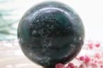 Grüne Jade Jaspis Kristallkugel Edelsteinkugel, 68mm – Bild 5