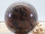Große Schwarze Mondstein Edelsteinkugel mit wunderbarem Farbspiel – Bild 8
