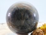 Große Schwarze Mondstein Edelsteinkugel mit wunderbarem Farbspiel – Bild 2