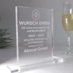 Personalisierte rechteckige Acrylglas-Trophäe mit Gravur