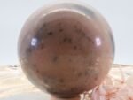 Große Pfirsisch Mondstein Edelsteinkugel, 87 mm – Bild 3